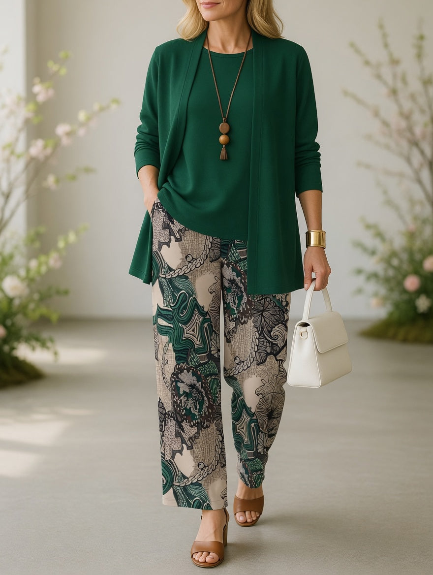 MAYTE | Conjunto con pantalones anchos
