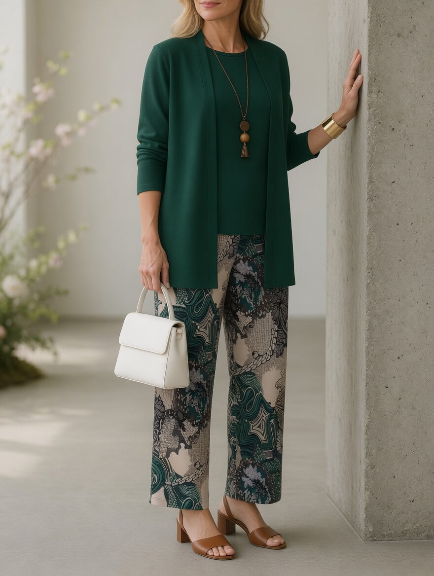MAYTE | Conjunto con pantalones anchos