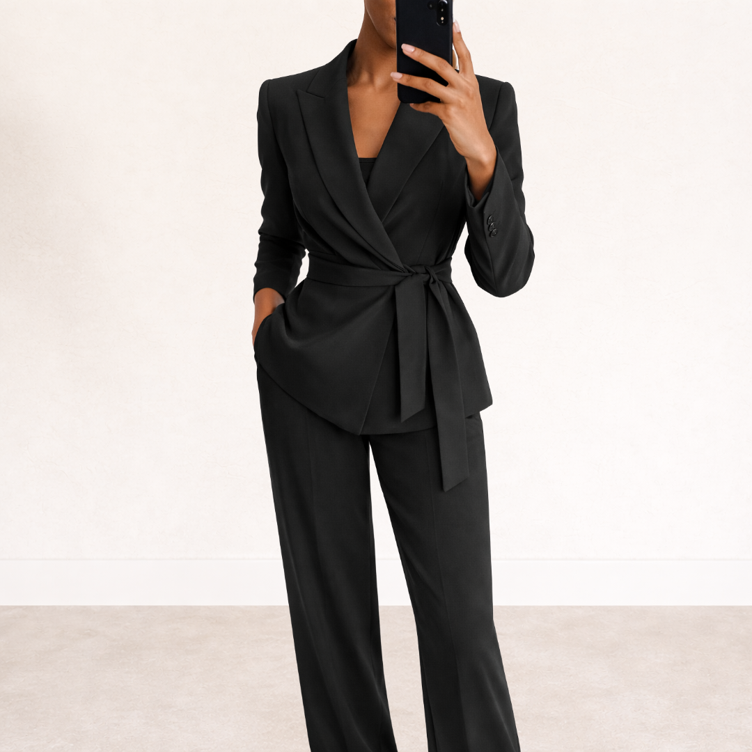 WERÓNICA | Traje con pantalón ancho